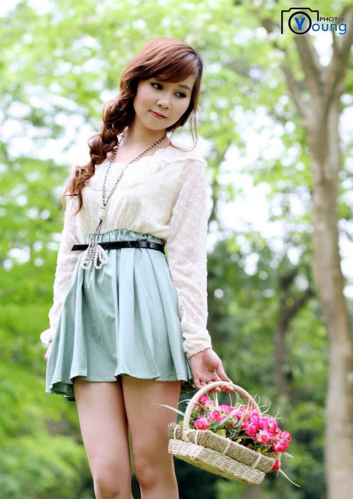 Thí sinh Phạm Thị Thúy Hà mang nét đẹp dịu dàng, mộng mơ