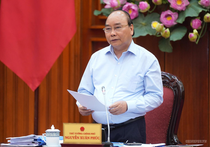 Thủ tướng phát biểu. Ảnh: VGP