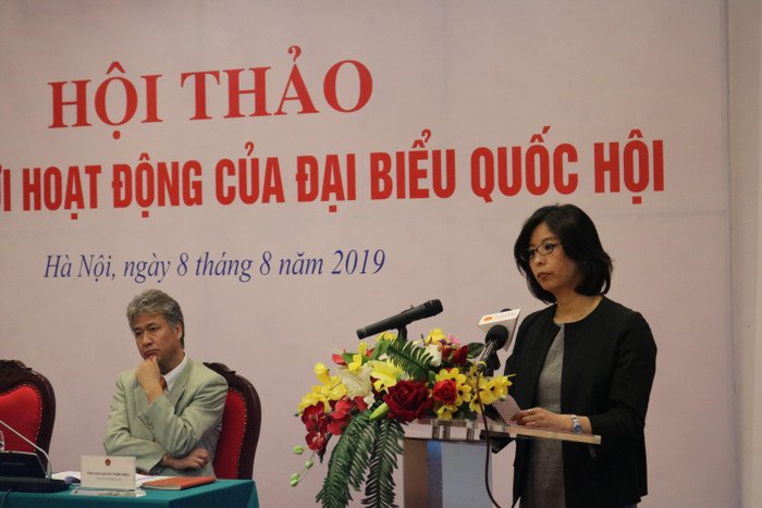 Bà Iwama Nozomi - Phó Trưởng đại diện Văn phòng JICA tại Việt Nam phát biểu. Ảnh: Đỗ Thơm Bà Iwama Nozomi - Phó Trưởng đại diện Văn phòng JICA tại Việt Nam phát biểu. Ảnh: Đỗ Thơm