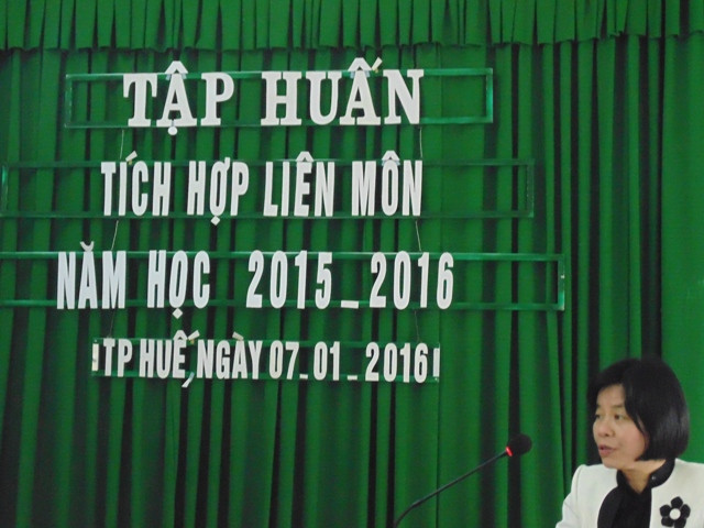 Từ đầu năm 2016 trường trung học phổ thông Bùi Thị Xuân, Thừa Thiên Huế đã tổ chức triển khai tập huấn tổ chức dạy học các chủ đề tích hợp, liên môn cho toàn thể cán bộ quản lý và giáo viên. Ảnh minh họa: http://thpt-btxuan.thuathienhue.edu.vn. Từ đầu năm 2016 trường trung học phổ thông Bùi Thị Xuân, Thừa Thiên Huế đã tổ chức triển khai tập huấn tổ chức dạy học các chủ đề tích hợp, liên môn cho toàn thể cán bộ quản lý và giáo viên. Ảnh minh họa: http://thpt-btxuan.thuathienhue.edu.vn.