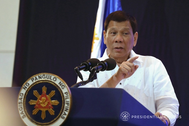 Tổng thống Philippines Rodrigo Duterte, ảnh: Philstar. Tổng thống Philippines Rodrigo Duterte, ảnh: Philstar.