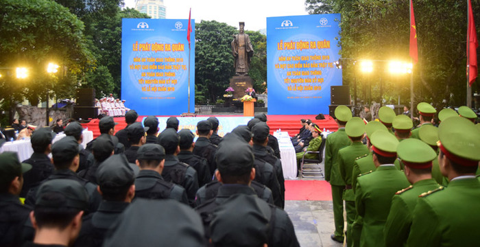 Lễ phát động. Ảnh: Hà Nội mới Lễ phát động. Ảnh: Hà Nội mới