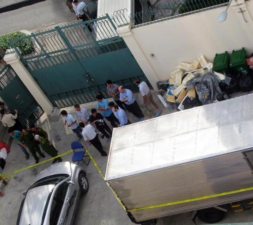 Hiện trường vụ nổ Hiện trường vụ nổ