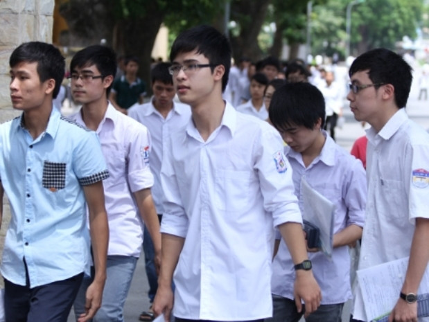 Thí sinh dự thi đại học năm 2013. Ảnh: Đỗ Hợp