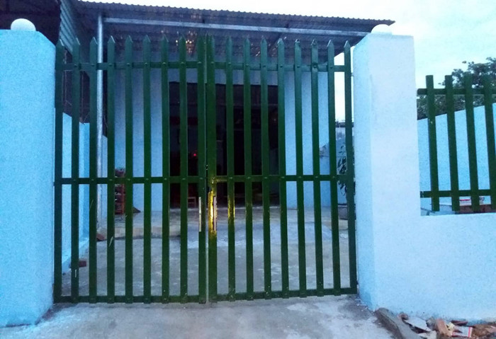 Hiện trường vụ án. (Ảnh; H.L) Hiện trường vụ án. (Ảnh; H.L)