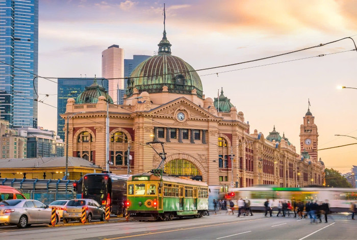Flinders, Úc. Flinders Street.jpg