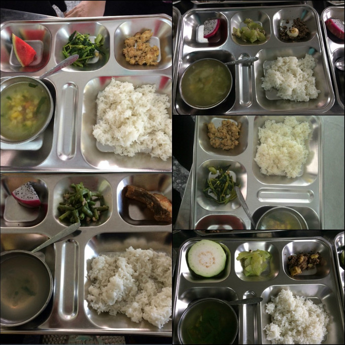 Suất ăn cho các con học sinh trường tiểu học bị đánh giá là quá nghèo nàn. (Ảnh phụ huynh học sinh cung cấp) Suất ăn cho các con học sinh trường tiểu học bị đánh giá là quá nghèo nàn. (Ảnh phụ huynh học sinh cung cấp)