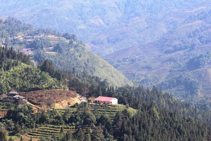 Điểm trường Nậm Thố nằm gọn giữa miền xanh mướt của núi rừng (Ảnh: Lại Cường) Điểm trường Nậm Thố nằm gọn giữa miền xanh mướt của núi rừng (Ảnh: Lại Cường)