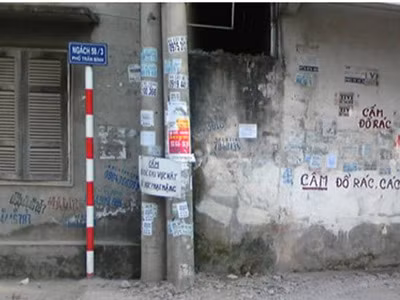 Con ngõ nhỏ nơi xảy ra vụ việc. Ảnh: Vietnamnet.