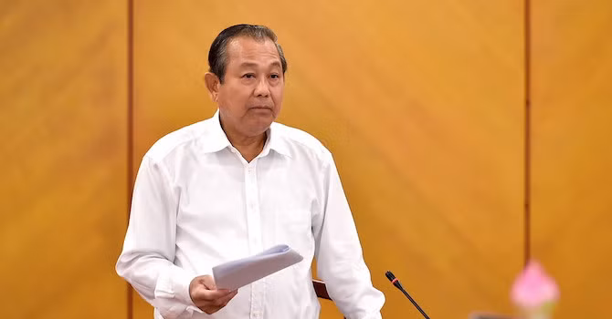 Phó Thủ tướng thường trực Trương Hòa Bình. (Ảnh: VGP)