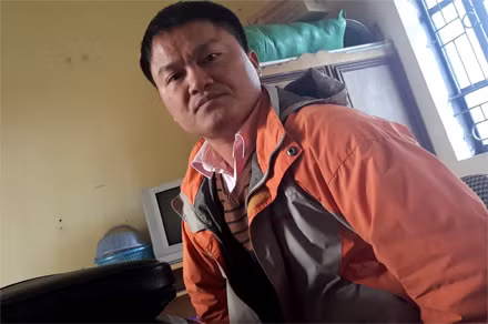 Ông Lê Mạnh Thao, Đội trưởng Đội QLTT số 2 (Chi cục QLTT tỉnh Hưng Yên). Ảnh Lao Động