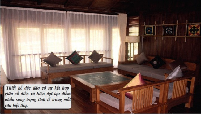 Phòng ngủ trong khu nghỉ dưỡng Le Mont Ba Vi Resort & Spa. Ảnh trên website Công ty A & A Phòng ngủ trong khu nghỉ dưỡng Le Mont Ba Vi Resort & Spa. Ảnh trên website Công ty A & A