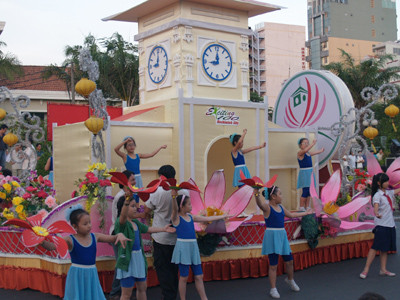 Một hoạt động tại Ngày hội Du lịch TP HCM năm 2011