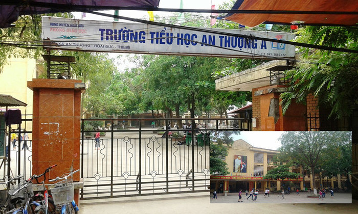 Trường tiểu học An Thượng A, nơi thầy L. đang công tác, việc dạy và học đã diễn ra như bình thường (Ảnh: LC) Trường tiểu học An Thượng A, nơi thầy L. đang công tác, việc dạy và học đã diễn ra như bình thường (Ảnh: LC)