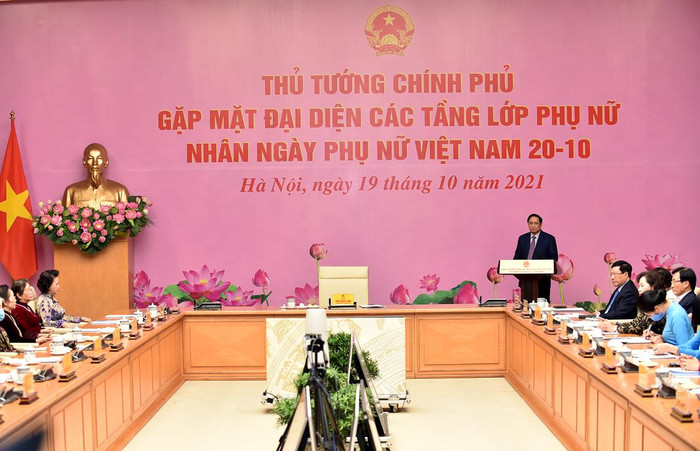 Thủ tướng phát biểu. Ảnh: VGP Thủ tướng phát biểu. Ảnh: VGP