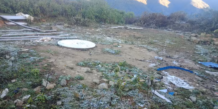 Một ngày băng giá ở Sín Chải B.
