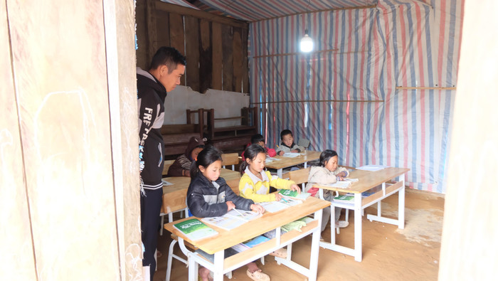 Lớp của thầy giáo Mào Văn Nội.