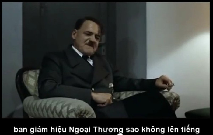 Ảnh chụp từ clip Scandal "chảnh" của SV Ngoại thương bị gắn vào phim "Kẻ diệt chủng" Ảnh chụp từ clip Scandal "chảnh" của SV Ngoại thương bị gắn vào phim "Kẻ diệt chủng"