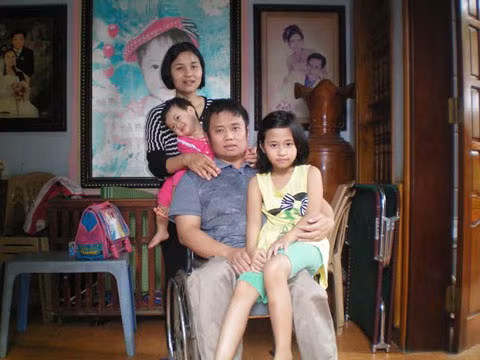 Gia đình luôn là nguồn động viên lớn với Thầy Tuấn