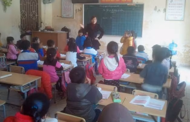 Tiết học kỹ năng sống diễn ra trong phòng học. Ảnh: Apolloedu.vn