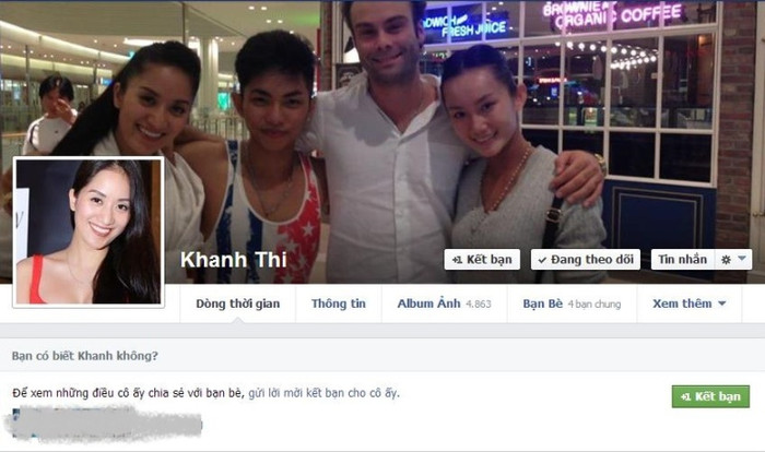 Cô thay đổi ảnh đại diện và hình nền vui vẻ hơn so với trước đó Cô thay đổi ảnh đại diện và hình nền vui vẻ hơn so với trước đó