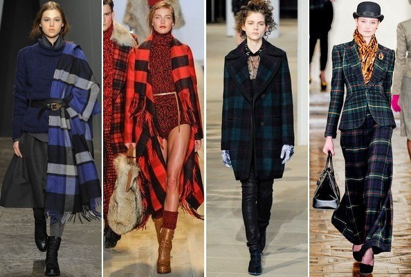 Chất liệu kẻ caro tiếp tục xuất hiện tại Tuần lễ thời trang New York ở nhiều trang phục: quần, áo khoác hay một chiếc khăn choàng cách điệu cho trang phục. Chất liệu kẻ caro tiếp tục xuất hiện tại Tuần lễ thời trang New York ở nhiều trang phục: quần, áo khoác hay một chiếc khăn choàng cách điệu cho trang phục.