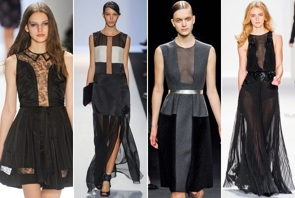 Thiết kế trang phục xẻ sâu ở phần ngực và được đưa vào một lớp ren mỏng tạo vẻ sexy, cuốn hút vô cùng cho những mẫu váy. Thiết kế trang phục xẻ sâu ở phần ngực và được đưa vào một lớp ren mỏng tạo vẻ sexy, cuốn hút vô cùng cho những mẫu váy.