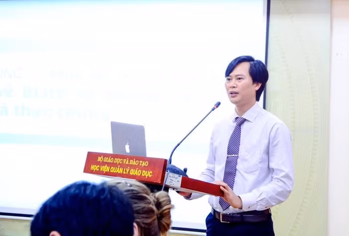 Tiến sĩ Hoàng Trung Học, chuyên gia Tâm lý học trường học, Trưởng khoa Tâm lý - Giáo dục, Học viện Quản lý giáo dục. Ảnh: Nhân vật cung cấp.