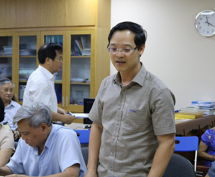 Ông Trương Anh Dũng – Phó Tổng Cục trưởng Tổng Cục Giáo dục nghề nghiệp - Bộ Lao động, Thương binh và Xã hội nhấn mạnh, nội dung hội thảo là vấn đề Bộ Lao động đang rất quan tâm. Ảnh: Đỗ Thơm