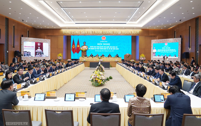 Quang cảnh hội nghị. Ảnh: chinhphu.vn Quang cảnh hội nghị. Ảnh: chinhphu.vn