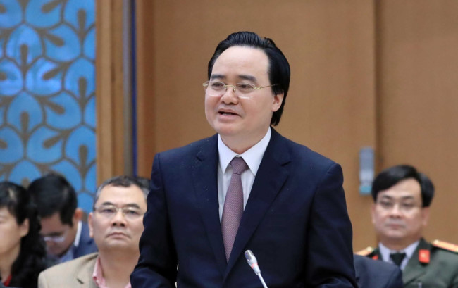 Bộ trưởng Phùng Xuân Nhạ. Ảnh: giaoducthoidai.vn