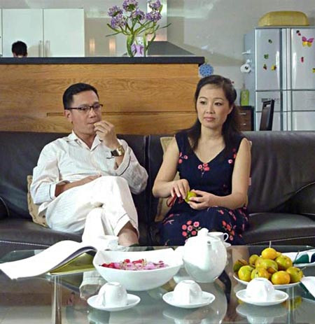 Cảnh trong phim “Chủ tịch tỉnh”. Cảnh trong phim “Chủ tịch tỉnh”.