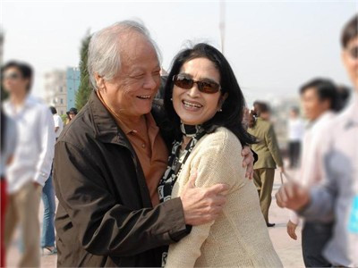 NSND Trần Phương và NSND Trà Giang. Ảnh: ST.