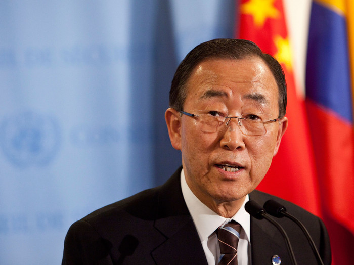 Tổng thư ký Liên Hợp Quốc Ban Ki-moon. Ảnh: Andrew Burton/Getty. Tổng thư ký Liên Hợp Quốc Ban Ki-moon. Ảnh: Andrew Burton/Getty.