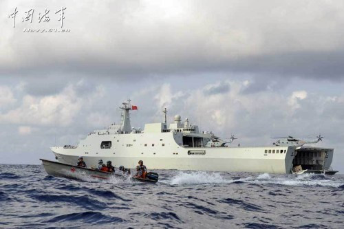 Hạm đội Nam Hải, Trung Quốc tập trận đổ bộ trên Biển Đông. Hạm đội Nam Hải, Trung Quốc tập trận đổ bộ trên Biển Đông.