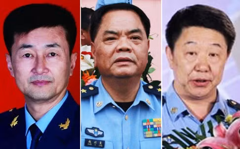 Từ trái qua phải: Phạm Kiêu Tuấn, Triệu Dĩ Lương, Vu Trung Phúc. Ảnh: SCMP.