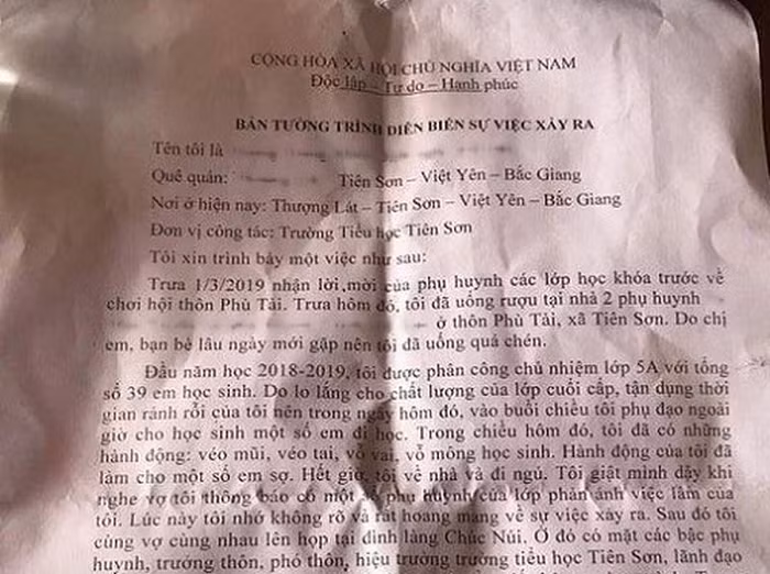 Sẽ xử lý thế nào với thầy giáo sờ mông, sờ đùi học sinh ở Bắc Giang? ảnh 3