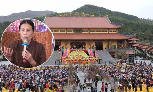 Hoạt động "thỉnh oan gia trái chủ" tại chùa Ba Vàng đã đã vi phạm hiến chương giáo hội phật giáo Việt Nam làm tổn thương đến danh dự giáo hội, đến tăng đoàn. (Ảnh: GDTĐ) Hoạt động "thỉnh oan gia trái chủ" tại chùa Ba Vàng đã đã vi phạm hiến chương giáo hội phật giáo Việt Nam làm tổn thương đến danh dự giáo hội, đến tăng đoàn. (Ảnh: GDTĐ)