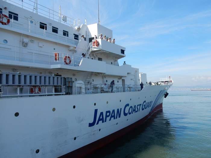 Tàu đến Đà Nẵng từ ngày 25-27/7. Đây là lần thứ hai tàu huấn luyện Kojima thăm Đà Nẵng. Lần trước, tàu cập cảng Đà Nẵng năm 2013. Ảnh: Hoàng Tuấn