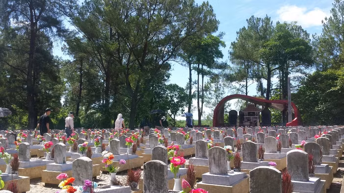 Nghĩa trang liệt sĩ Trường Sơn hiện là nơi yên nghỉ của 10.263 liệt sĩ. Ảnh: Hoàng Tuấn