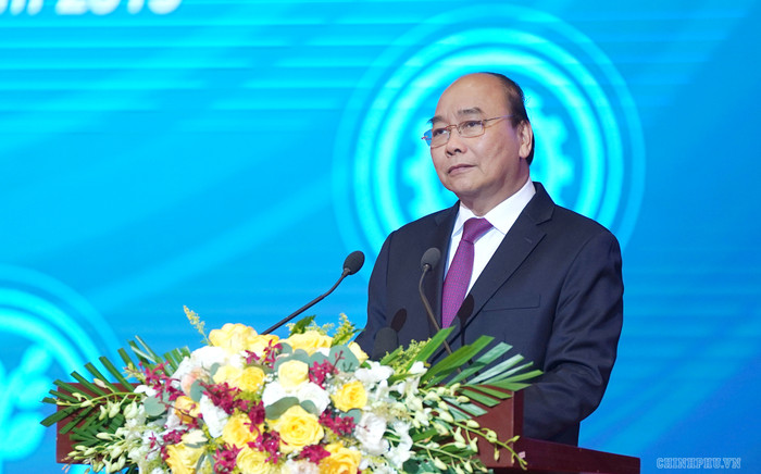 Thủ tướng phát biểu. Ảnh: VGP Thủ tướng phát biểu. Ảnh: VGP