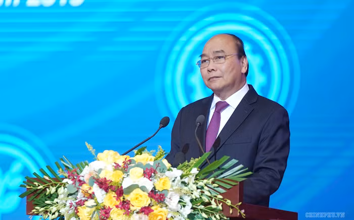 Thủ tướng phát biểu. Ảnh: VGP