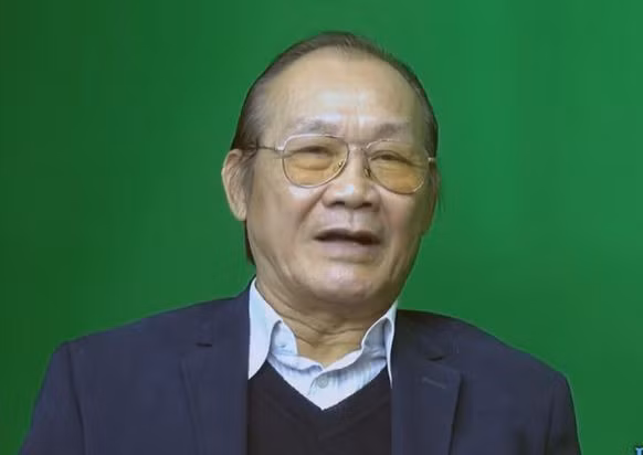 Tiến sĩ Trần Công Trục, nguyên Trưởng ban Biên giới Chính phủ trả lời phỏng vấn đài Phố Bolsa TV về quan hệ Việt - Trung. Ảnh do tác giả cung cấp.