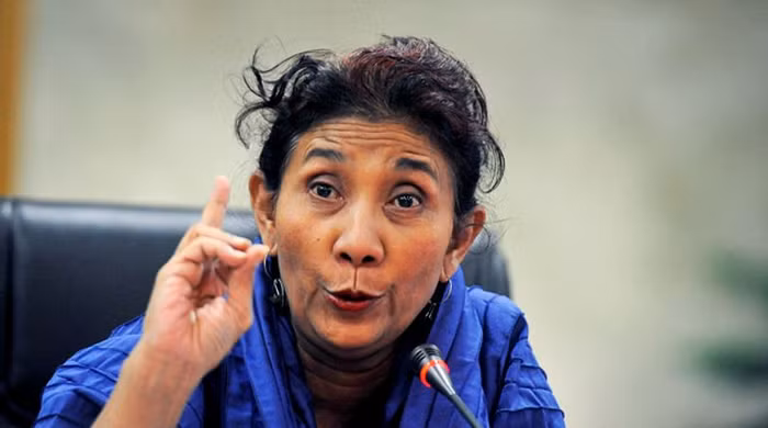 Bộ trưởng Bộ Thủy sản Indonesia, bà Susi Pudjiastuti. Ảnh: Global Indonesian Voices.