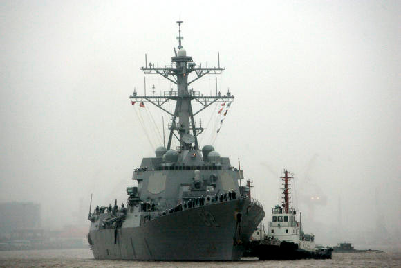 Chiến hạm USS Lassen Hoa Kỳ, ảnh: AP. Chiến hạm USS Lassen Hoa Kỳ, ảnh: AP.