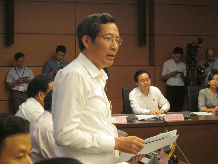 Đại biểu Thuận Hữu. (Ảnh: Đỗ Thơm) Đại biểu Thuận Hữu. (Ảnh: Đỗ Thơm)