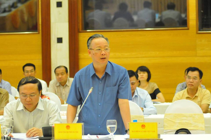 Ông Nguyễn Văn Sửu trả lời tại họp báo. Ảnh: N.H Ông Nguyễn Văn Sửu trả lời tại họp báo. Ảnh: N.H