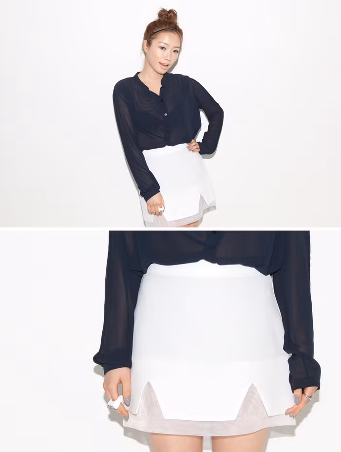 Hay sự kết hợp của gam màu đen trắng cơ bản cũng thật dễ dàng mà bắt mắt. Xem thêm: Mix đồ phong cách,cá tính như Minh Hằng / Giày xinh "nâng niu gót ngà".