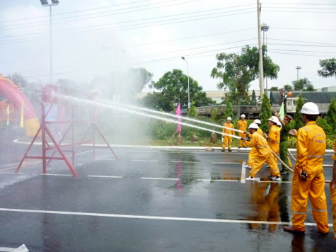 Một buổi diễn tập phòng cháy chữa cháy Một buổi diễn tập phòng cháy chữa cháy