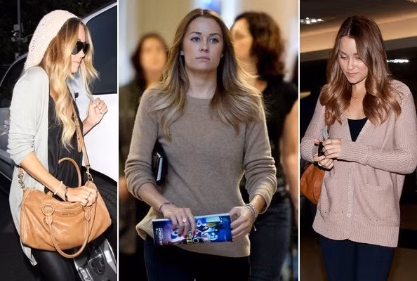 Trang phục len đơn giản thích hợp khi Lauren Conrad muốn xuất hiện nơi công cộng mà không quá bị chú ý.